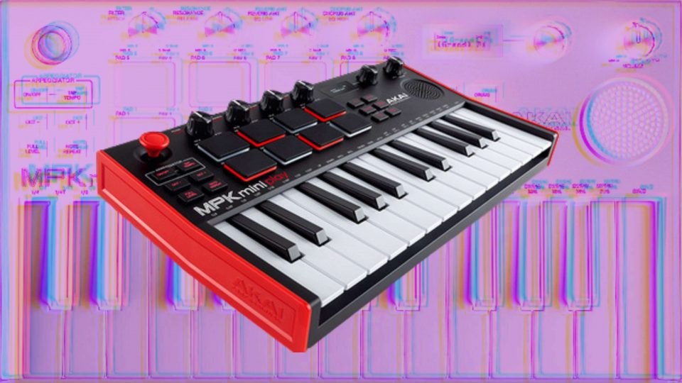 Faders Music Store -Faders Music Store AKAI MPK Mini Play mk3 is A Keyboard Controller With Sounds and a Speaker Mixxed Blog 1 960x540 1