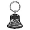 AC/DC KEYCHAIN: HELLS BELLS (DIE-CAST RELIEF) -Faders Music Store acdc keychain hells bells die cast relief rock off trade 116807