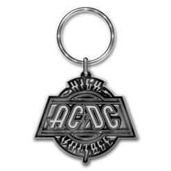 AC/DC KEYCHAIN: HIGH VOLTAGE (DIE-CAST RELIEF)