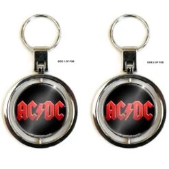 AC/DC KEYCHAIN: LOGO (SPINNER)