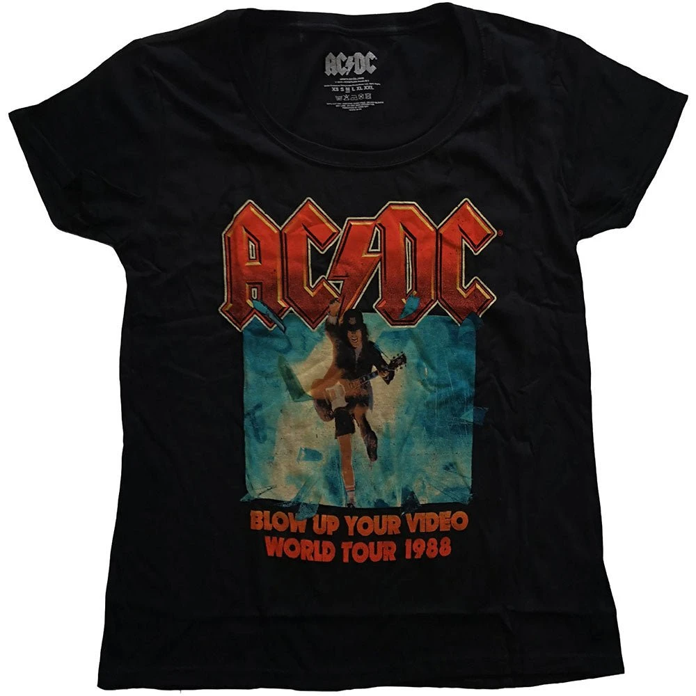 AC/DC LADIES T-SHIRT: BLOW UP YOUR VIDEO 1 AC/DC LADIES T-SHIRT: BLOW UP YOUR VIDEO