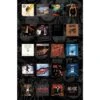 AC/DC Textile Poster Albums -Faders Music Store acdc textile poster albums rock off trade 173811