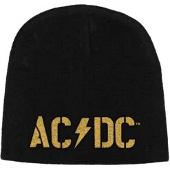 AC/DC UNISEX BEANIE HAT: PWR-UP BAND LOGO