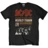 AC/DC UNISEX ECO-TEE: WEMBLEY '79 -Faders Music Store acdc unisex eco tee wembley 79 rock off trade 579583