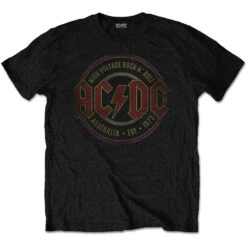 AC/DC UNISEX TEE: EST. 1973