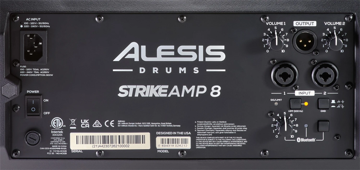 Alesis Strike Amp 8 MK2 8" Drum Amplifier W/ Bluetooth 4 Alesis Strike Amp 8 MK2 8" Drum Amplifier W/ Bluetooth - Image 4