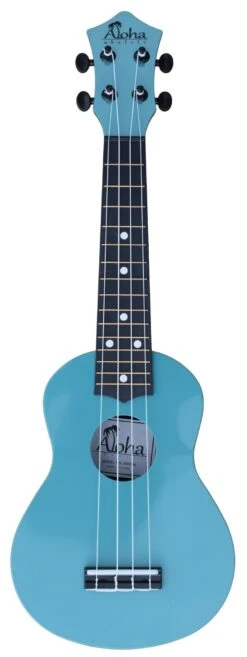Aloha Soprano Ukulele With Bag - Green