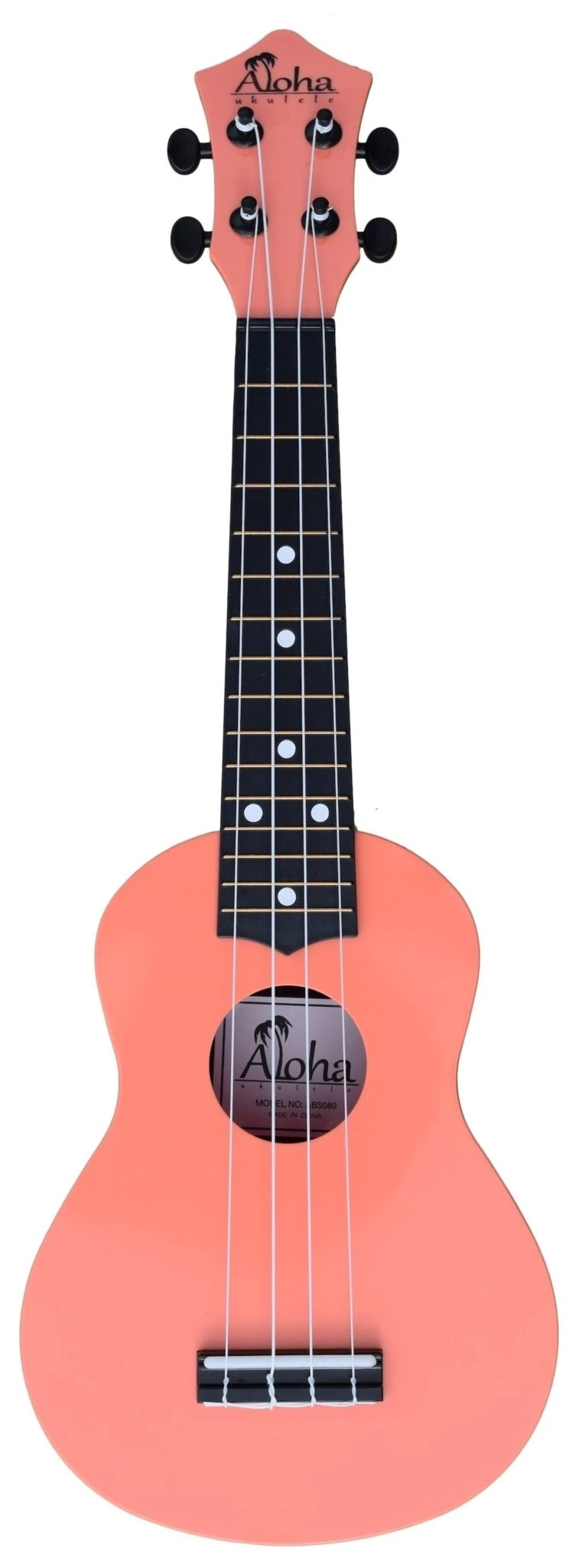 Aloha Soprano Ukulele With Bag - Orange 1 Aloha Soprano Ukulele With Bag - Orange