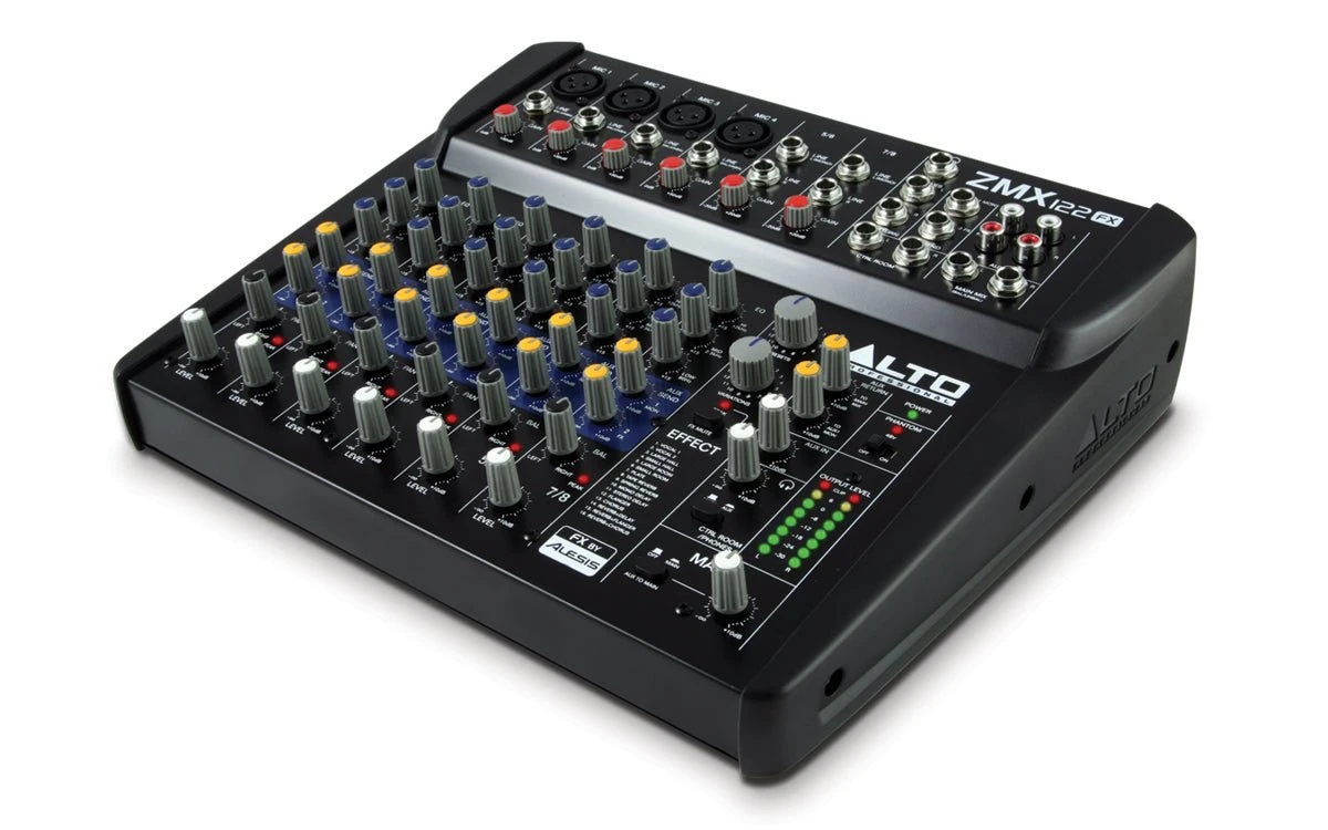 Alto ZMX122 8-Channel Compact Mixer With Effects 3 Alto ZMX122 8-Channel Compact Mixer With Effects - Image 3