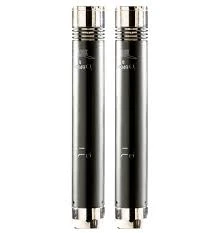 Apex Matched Pencil Microphones - Black/Chrome