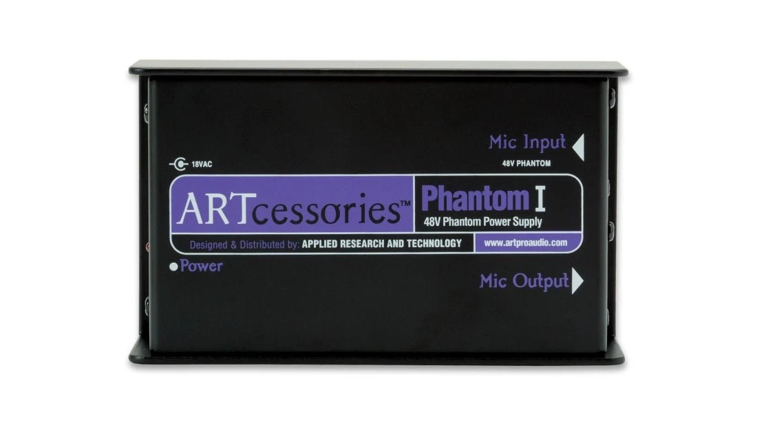 ART Pro Audio 48-Volt Phantom Power Supply 1 ART Pro Audio 48-Volt Phantom Power Supply