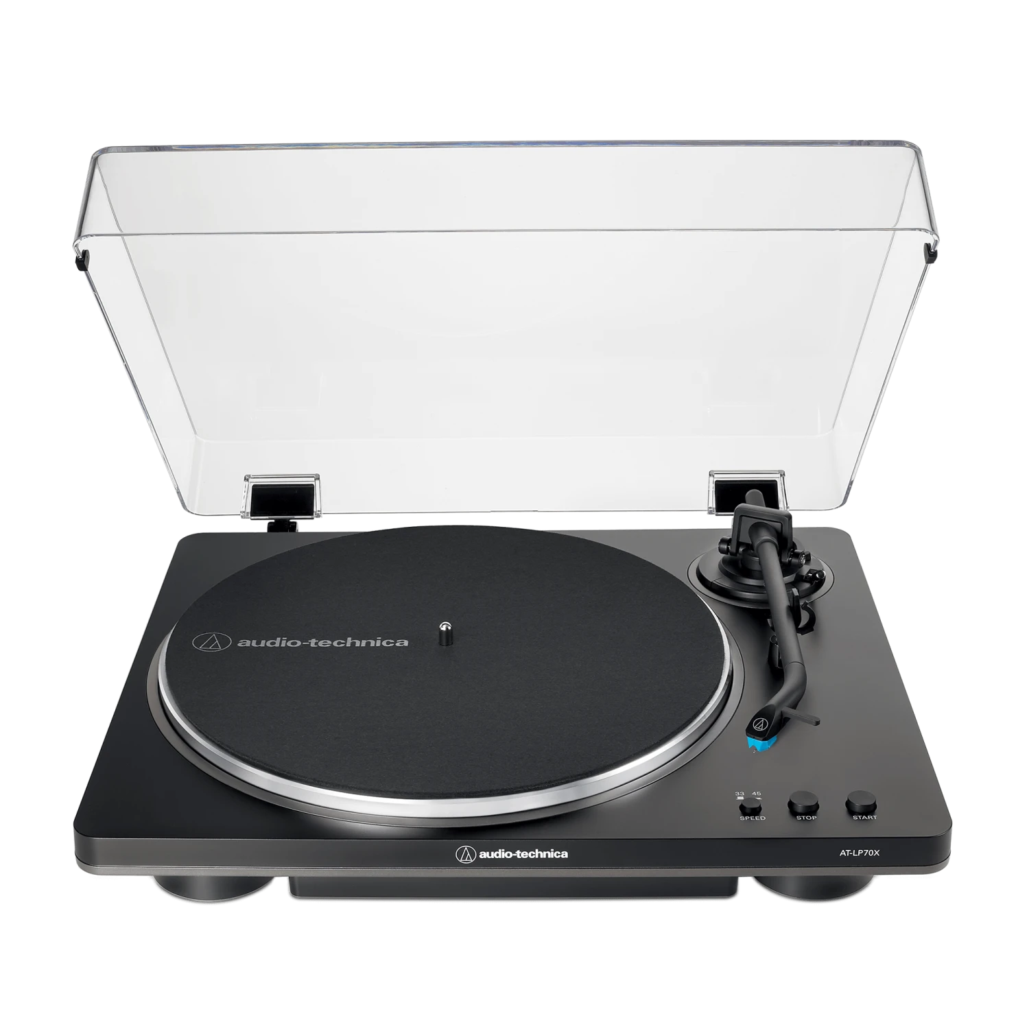 Audio-Technica AT-LP70X Belt Drive Turntable - Black/Grey 1 Audio-Technica AT-LP70X Belt Drive Turntable - Black/Grey
