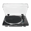 Audio-Technica AT-LP70XBT Belt Drive Turntable - Black/Grey -Faders Music Store audio technica at lp70xbt belt drive turntable blackgrey audio technica canada 589133