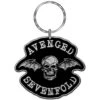 AVENGED SEVENFOLD KEYCHAIN: DEATH BAT (ENAMEL IN-FILL)