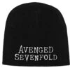 AVENGED SEVENFOLD UNISEX BEANIE HAT: LOGO 2 AVENGED SEVENFOLD UNISEX BEANIE HAT: LOGO -Faders Music Store avenged sevenfold unisex beanie hat logo rock off trade 410189
