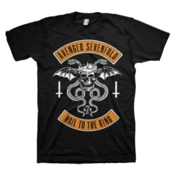 AVENGED SEVENFOLD UNISEX T-SHIRT: HAIL TO THE KING