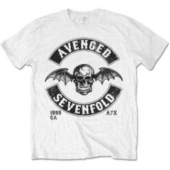 AVENGED SEVENFOLD UNISEX TEE: MOTO SEAL