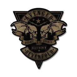 Avenged Sevenfold Woven Patch Orange County Cut-Out (Standard)