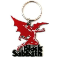 BLACK SABBATH KEYCHAIN: DAEMON (ENAMEL IN-FILL)