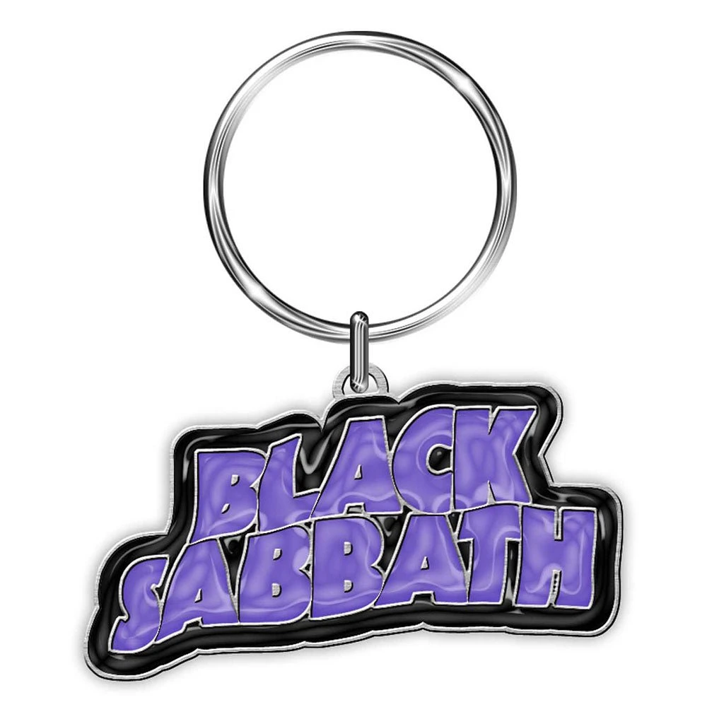 BLACK SABBATH KEYCHAIN: LOGO (ENAMEL IN-FILL) 1 BLACK SABBATH KEYCHAIN: LOGO (ENAMEL IN-FILL)