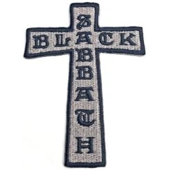BLACK SABBATH STANDARD WOVEN PATCH: CROSS