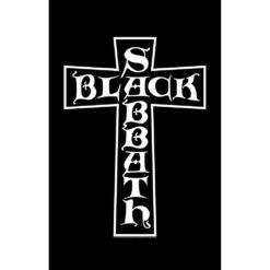 Black Sabbath Textile Poster Cross