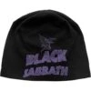 BLACK SABBATH UNISEX BEANIE HAT: LOGO & DEVIL -Faders Music Store black sabbath unisex beanie hat logo devil rock off trade 638579