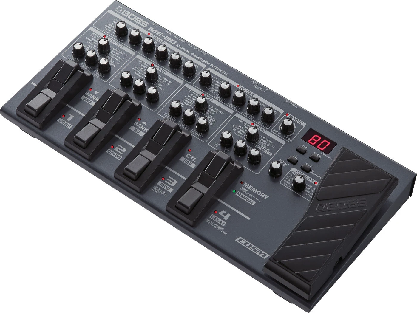 Boss ME-80 Guitar Multiple Effects 1 Boss ME-80 Guitar Multiple Effects