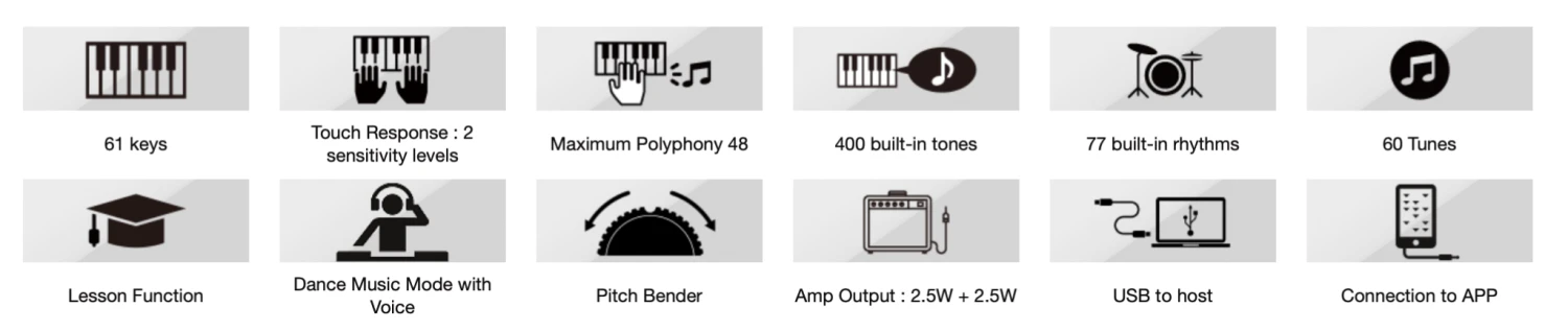 Casio CT-S300 Portable Keyboard 3 Casio CT-S300 Portable Keyboard - Image 3