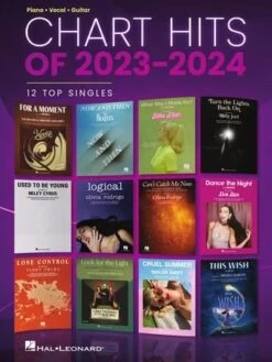 Chart Hits Of 2023-2024: Piano, Vocal And Guitar