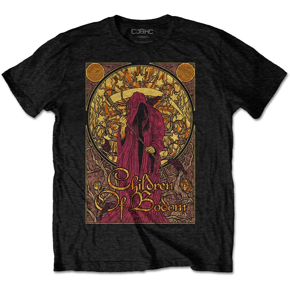 CHILDREN OF BODOM UNISEX TEE: NOUVEAU REAPER 1 CHILDREN OF BODOM UNISEX TEE: NOUVEAU REAPER