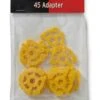 Crosley 45 RPM Adapter - Pack Of 12 -Faders Music Store crosley 45 rpm adapter pack of 12 deer park dist 915970