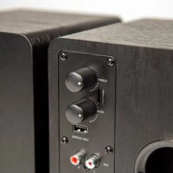 Crosley C-Series Bluetooth Enabled Powered Speakers 17 Crosley C-Series Bluetooth Enabled Powered Speakers -Faders Music Store crosley c series bluetooth enabled powered speakers deer park dist 288064