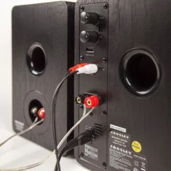 Crosley C-Series Bluetooth Enabled Powered Speakers 15 Crosley C-Series Bluetooth Enabled Powered Speakers -Faders Music Store crosley c series bluetooth enabled powered speakers deer park dist 659576