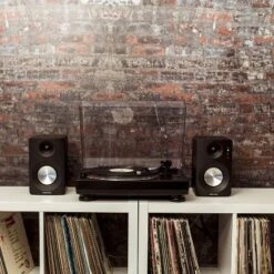 Crosley C-Series Bluetooth Enabled Powered Speakers 16 Crosley C-Series Bluetooth Enabled Powered Speakers -Faders Music Store crosley c series bluetooth enabled powered speakers deer park dist 780143