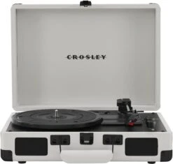 Crosley Cruiser Plus Turntable, White Farmhouse