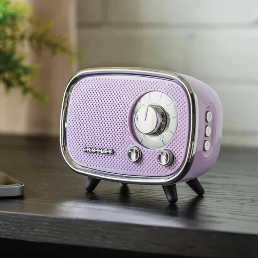 Crosley Rondo Bluetooth Speaker - Lavender 2 Crosley Rondo Bluetooth Speaker - Lavender - Image 2