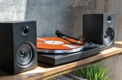 Crosley T150 Turntable System, Black -Faders Music Store crosley t150 turntable system black deer park dist 129467