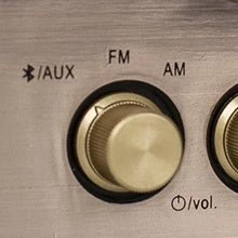 Crosley Tribute AM/FM Radio W/ Bluetooth - Charcoal 4 Crosley Tribute AM/FM Radio W/ Bluetooth - Charcoal - Image 4