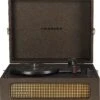 Crosley Voyager Portable Turntable - Cocoa -Faders Music Store crosley voyager portable turntable cocoa deer park dist 186855