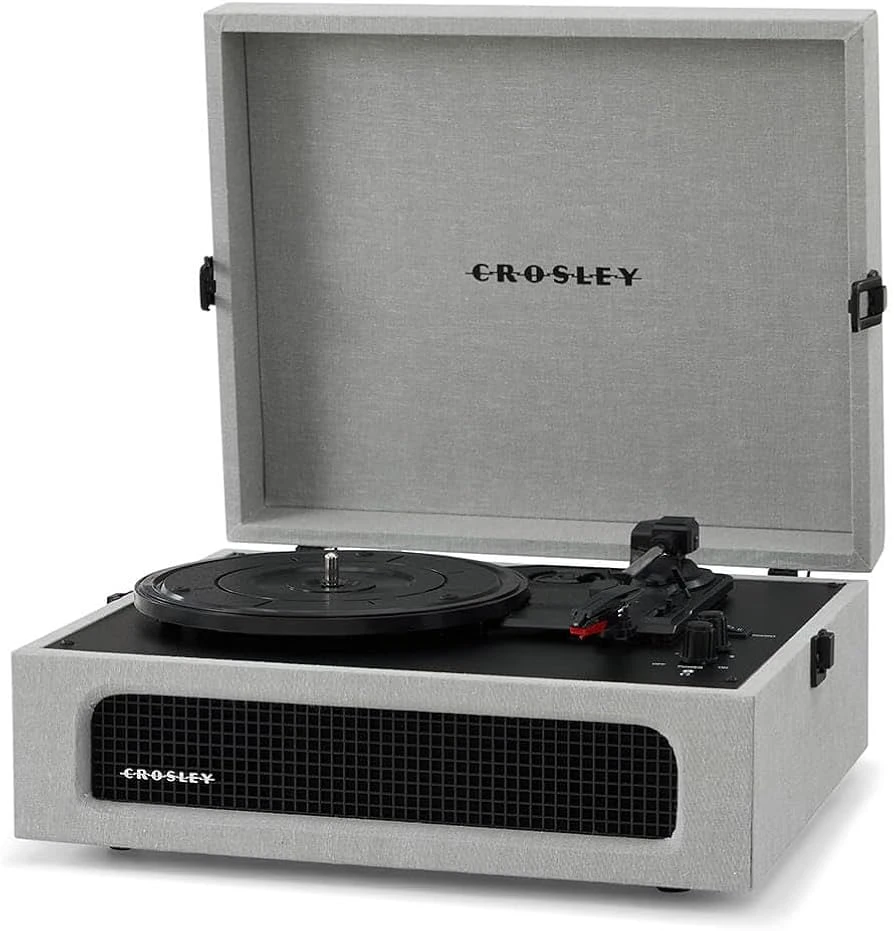 Crosley Voyager Portable Turntable - Gray 1 Crosley Voyager Portable Turntable - Gray