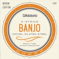 D'Addario 5 String Banjo String Set