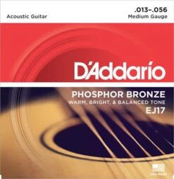 D'Addario Acoustic Guitar Strings Phosphor Bronze -Faders Music Store daddario acoustic guitar strings phosphor bronze daddario canada 101809