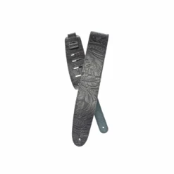 D'addario Deluxe Embossed Leather Guitar Strap