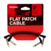 D'Addario Flat Patch Cables Matching Right-Angle, 4 Inches -Faders Music Store daddario flat patch cables matching right angle 4 inches daddario canada 689829