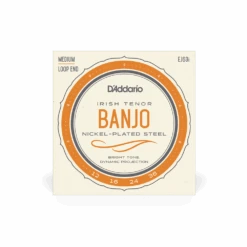 D'Addario Irish Tenor Banjo Set, Medium 12-63
