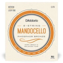 D'Addario Mandocello Strings Phosphor Bronze
