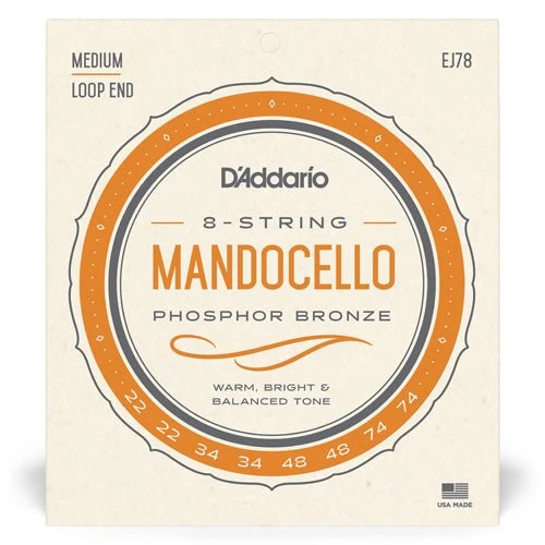 D'Addario Mandocello Strings Phosphor Bronze 1 D'Addario Mandocello Strings Phosphor Bronze