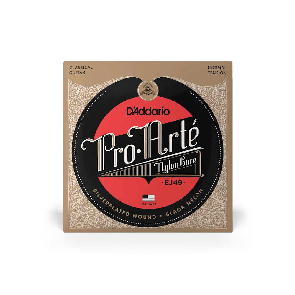 D'Addario Pro Arte Black Nylon Classical Guitar Strings Normal Tension 1 D'Addario Pro Arte Black Nylon Classical Guitar Strings Normal Tension