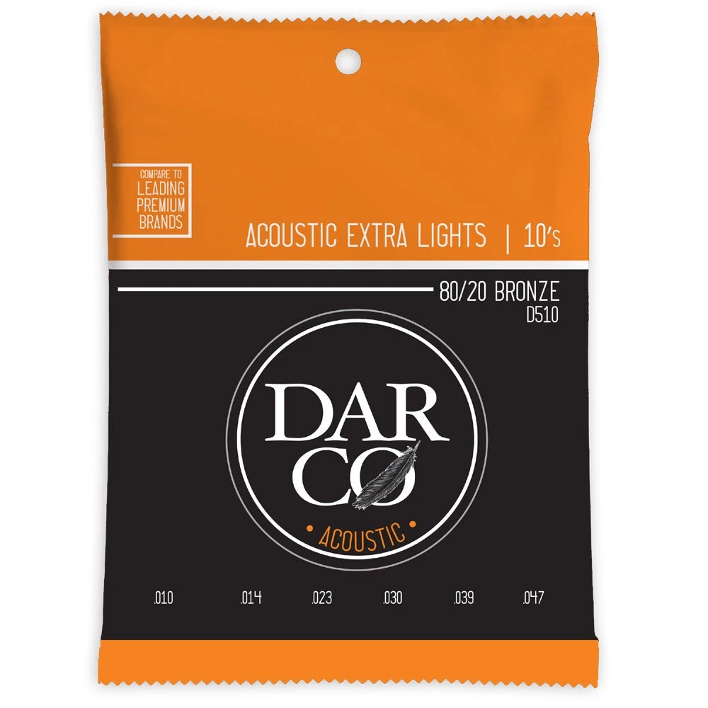 Darco 80/20 Bronze Acoustic Strings 1 Darco 80/20 Bronze Acoustic Strings